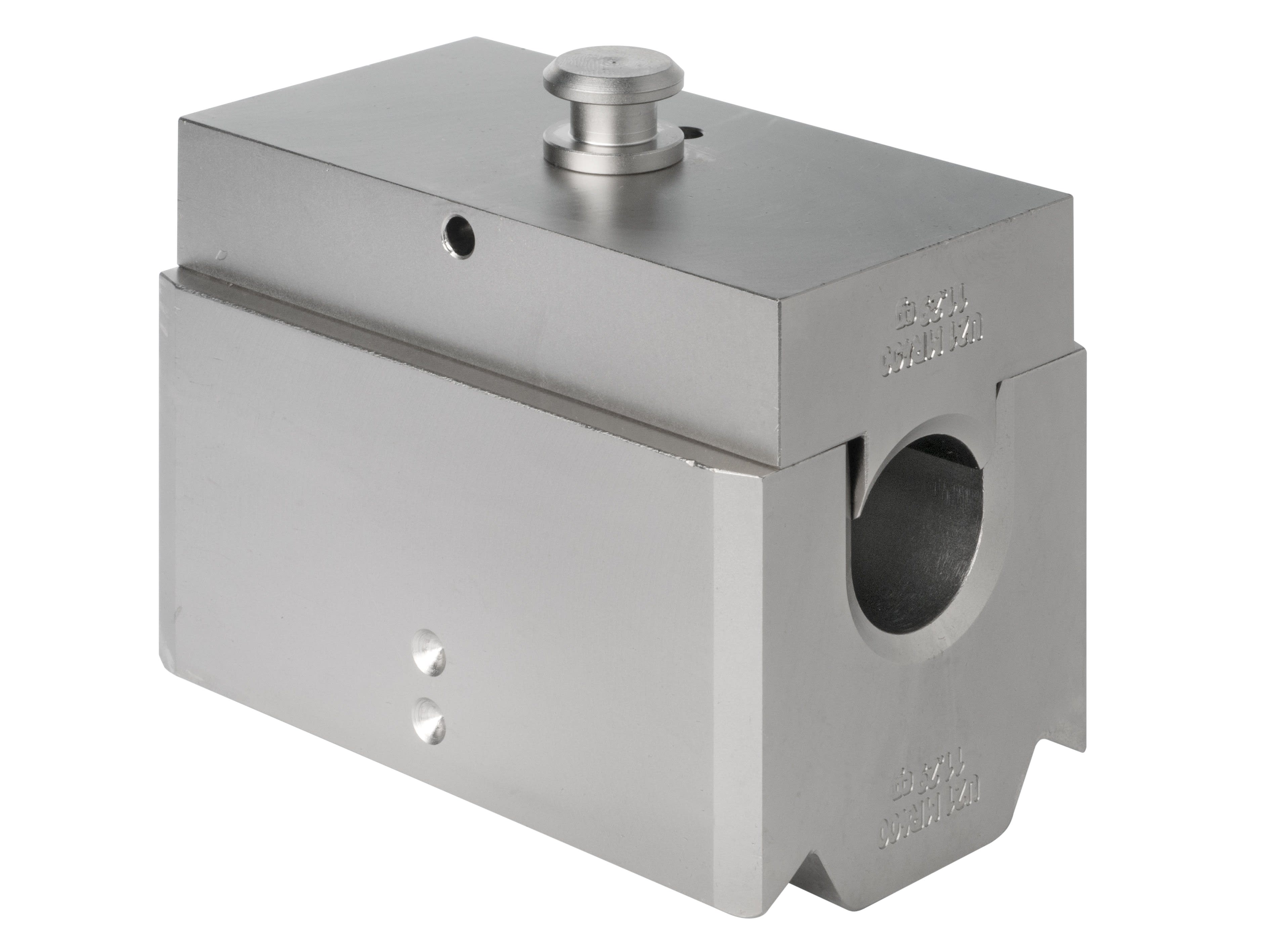MECATRACTION - MATRICE DE MISE AU ROND ALUMINIUM SECTION 500MM² SUR TETE 200kN
