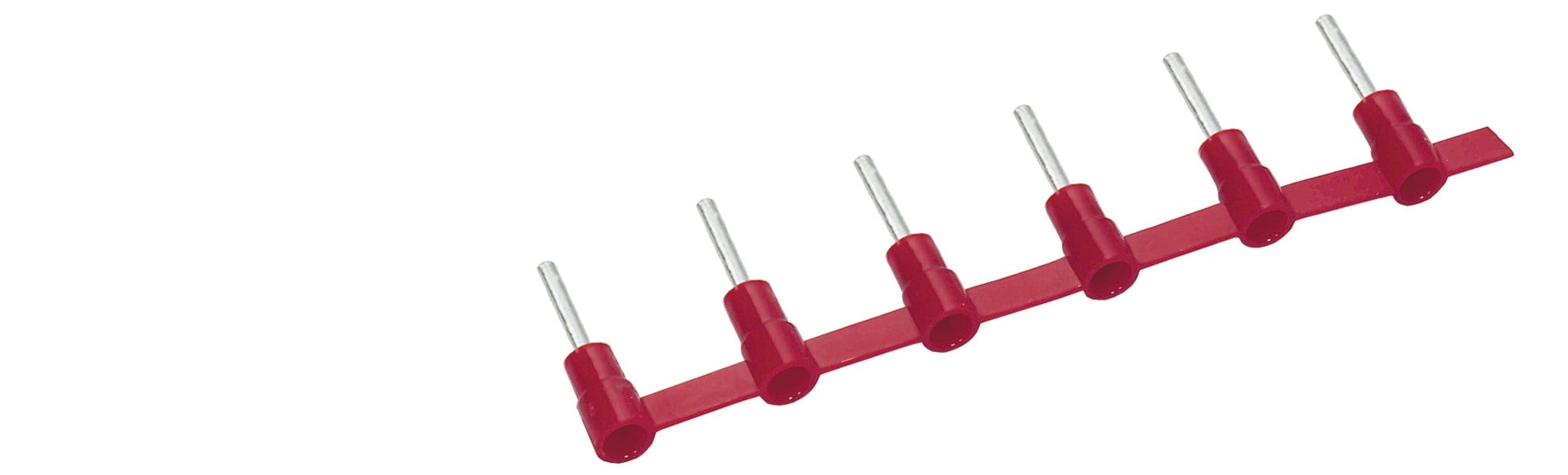 MECATRACTION - EMBOUT ROND PREISOLE EN BANDE ROUGE 0,34-1,5MM² DIA.1,9 PVC UL