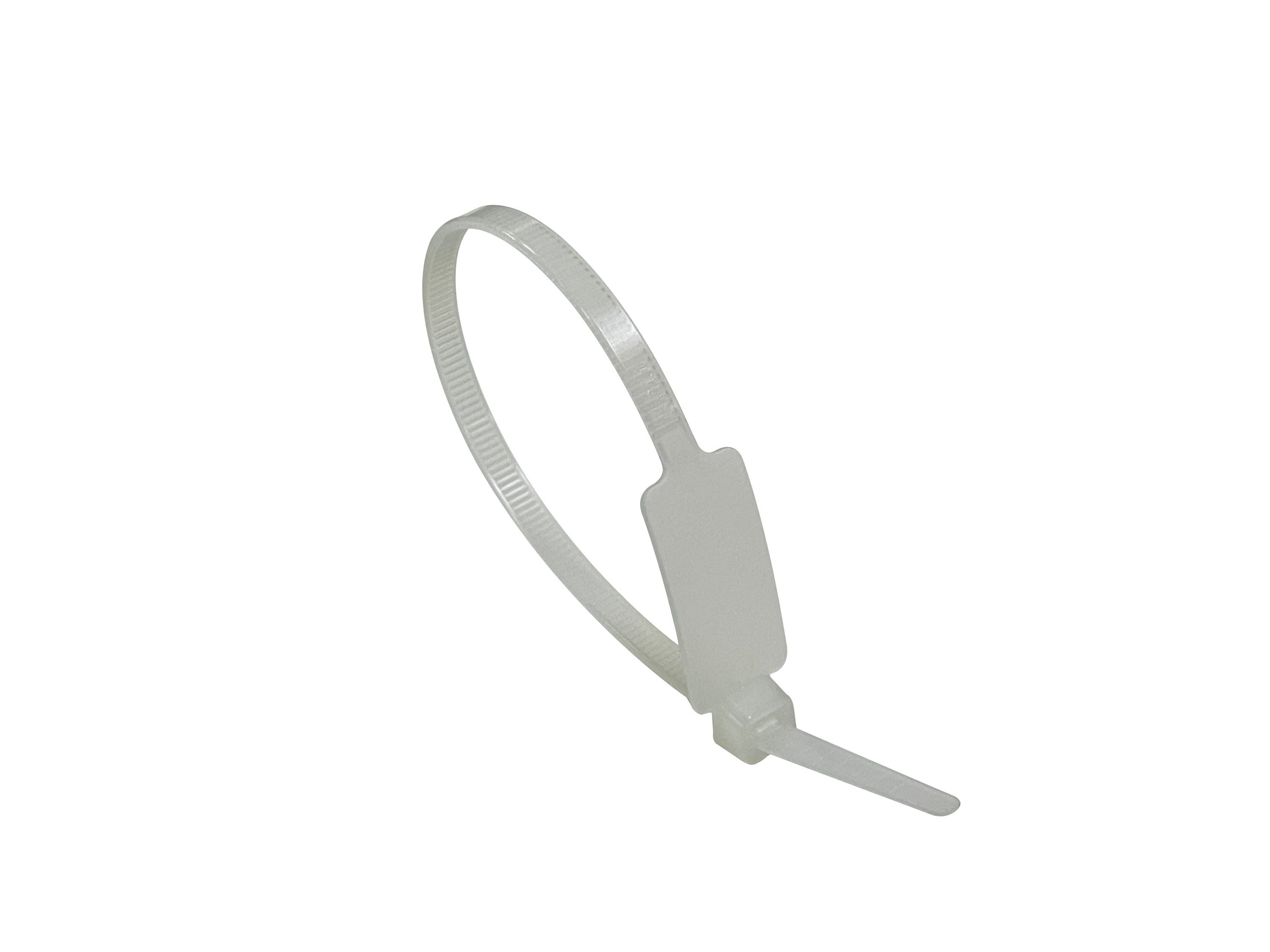 MECATRACTION - Collier de serrage avec zone marquage 200x4,6 mm