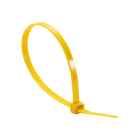 MECATRACTION - Colliers de serrage en PA 6.6, 100x2,5 mm jaune