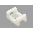 MECATRACTION - Embase à vis blanche pour collier largeur 9 mm