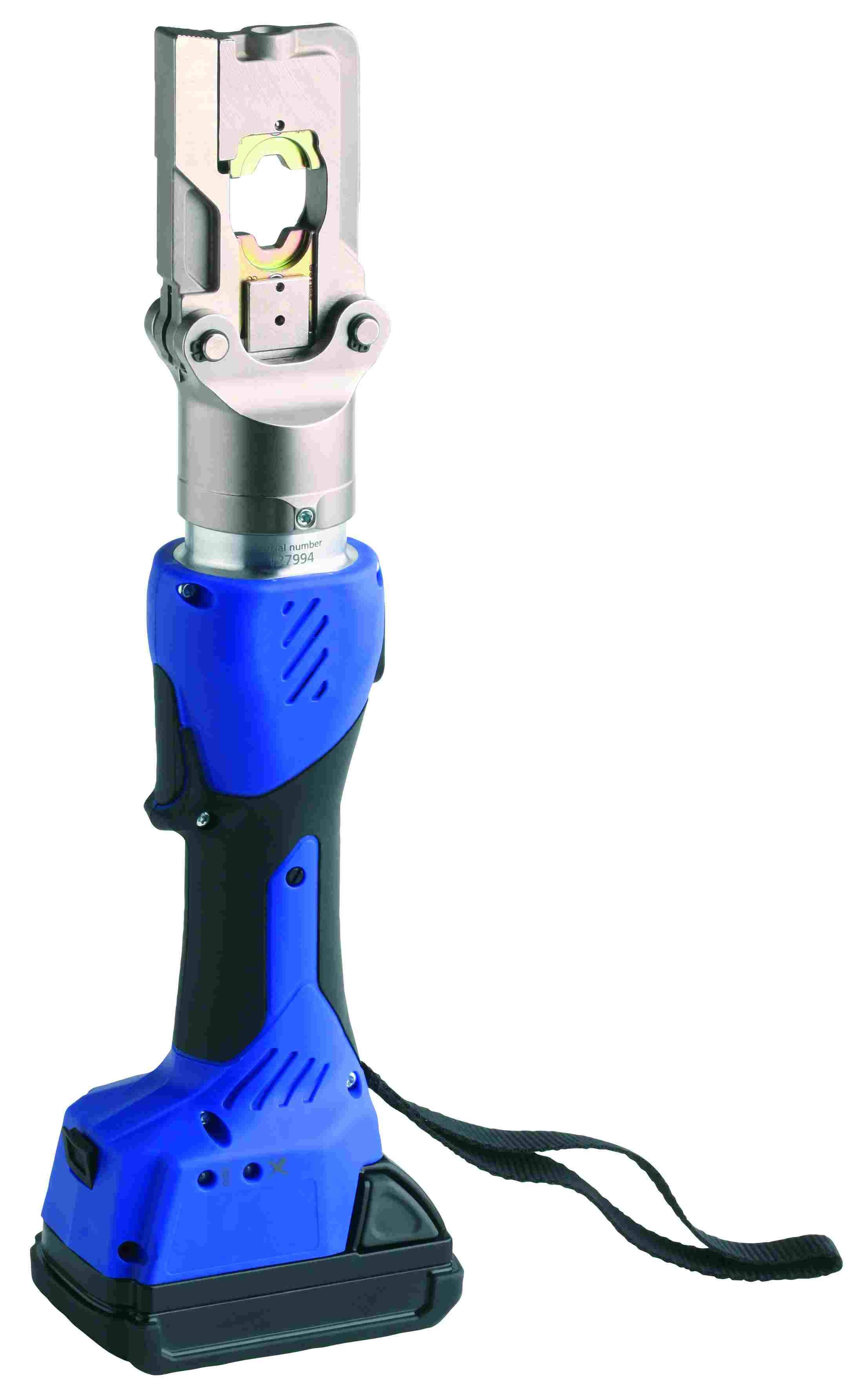 MECATRACTION - OUTIL DE SERTISSAGE ELECTRO HYDRAULIQUE 50 kN + COFFRET+BATTERIE+CHARGEUR