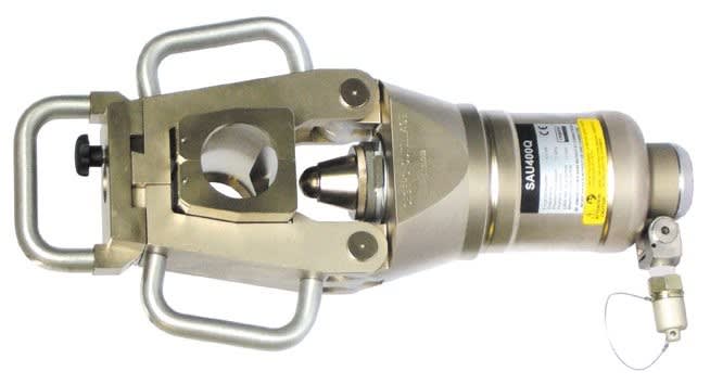 MECATRACTION - OUTIL DE SERTIISAGE RACCORDABLE BRAS ARTICULE 400kN RACCORD "X" TOURNANT 270°