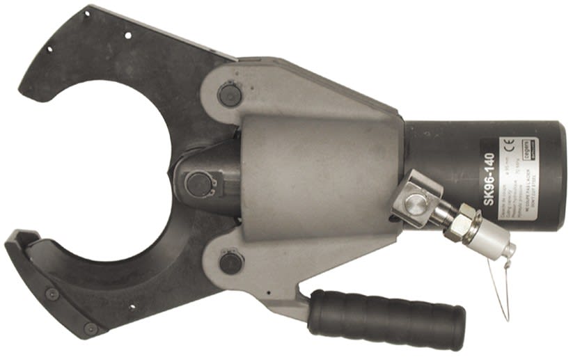 MECATRACTION - COUPE CABLE HYDRAULIQUE K DIA. 95 AVEC RACCORD X