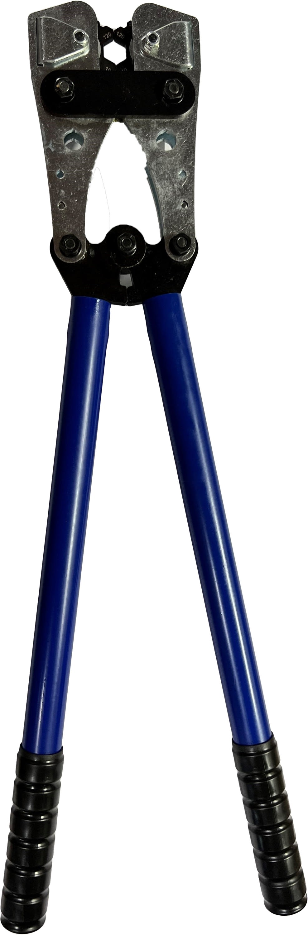 MECATRACTION - PINCE A SERTIR COSSE ET MANCHONS CUIVRE SECTION 6 à 120 MM² NORME NFC20-130