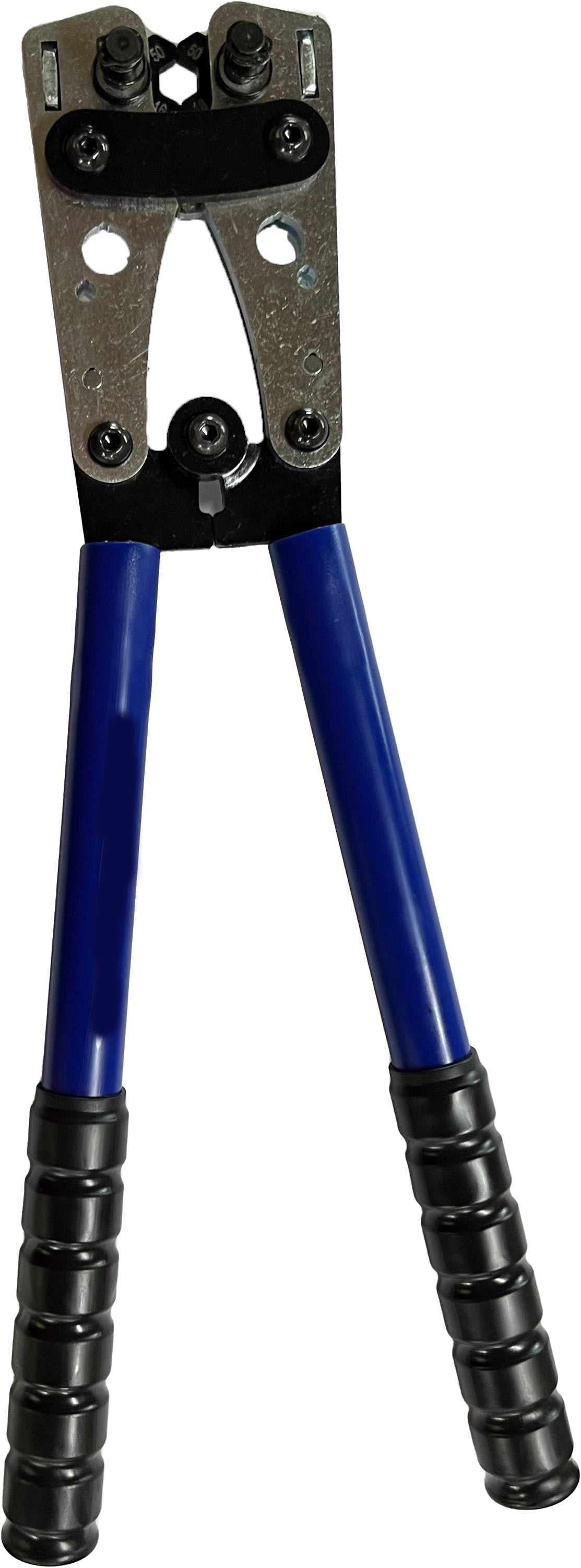 MECATRACTION - PINCE A SERTIR COSSE ET MANCHONS CUIVRE SECTION 6 à 50 MM² NORME NFC20-130