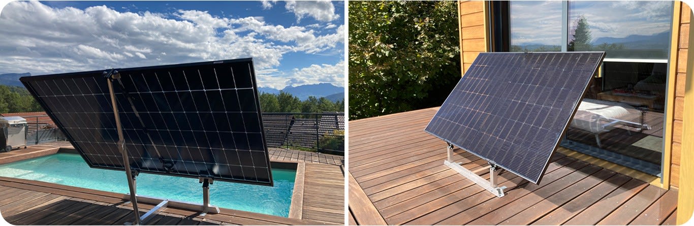 ZENITRACK - SUPPORT UNIVERSEL INCLINABLE POUR PANNEAU PHOTOVOLTAÏQUE AU SOL