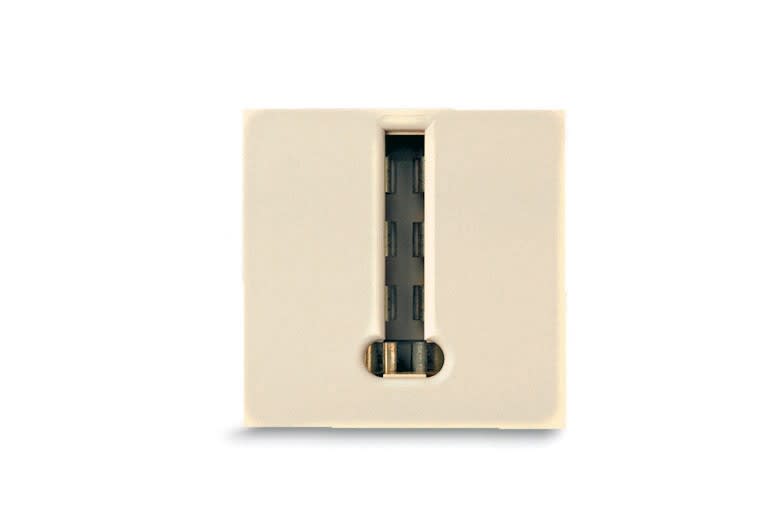 Decelect Forgos - CONJONCTEUR ENCASTRABLE 45X45 4 PAIRES BLANC