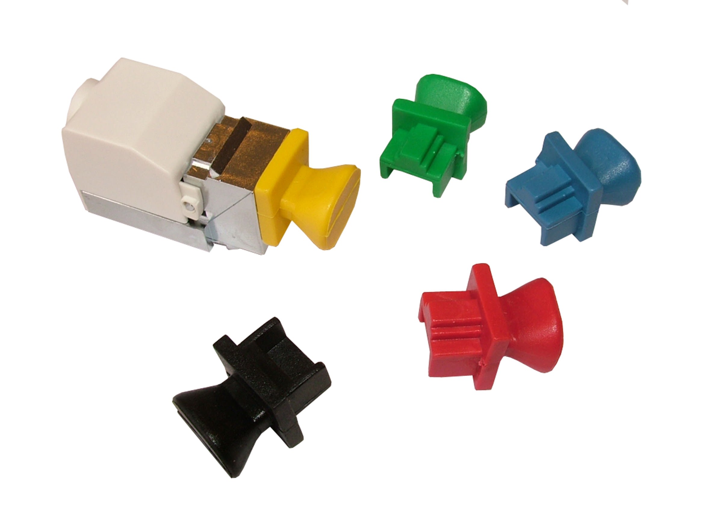 Decelect Forgos - BOUCHON SOUPLE POUR EMBASE RJ45 ROUGE