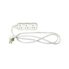 Decelect Forgos - BLOC 3 PRISES BLANC 16A H05VVF3G 4M 3X1mm²