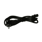 Decelect Forgos - CORDON rond noir H05VV-F 3G1,5mm² 10A 3m FICHE 2P+T C13