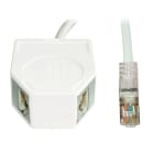 Decelect Forgos - DEDOUBLEUR BRETELLE BLINDE MALE/FEMELLE AVEC CORDON (Ethernet)