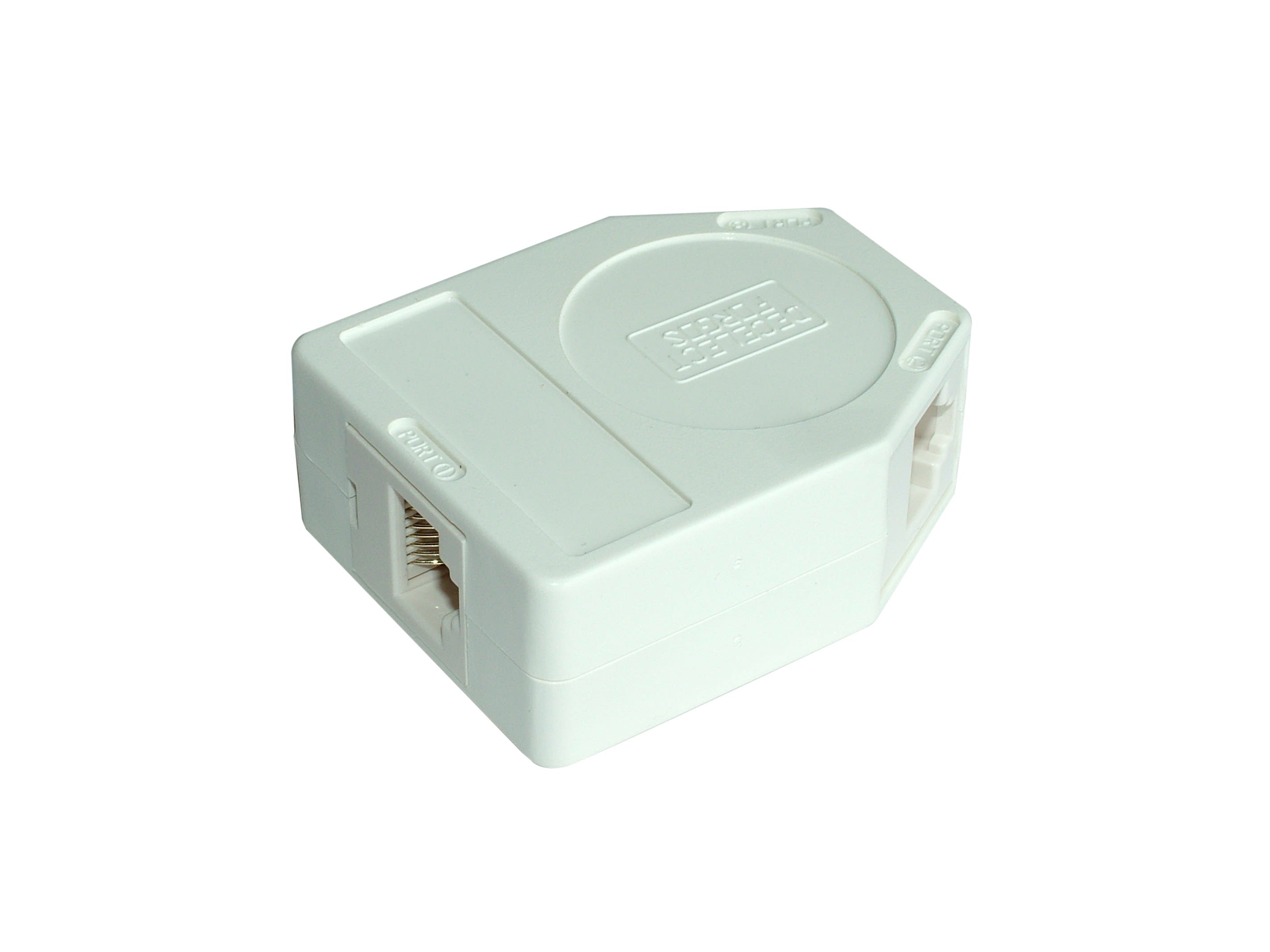 Decelect Forgos - DEDOUBLEUR COMPACT FEMELLE/FEMELLES CAT5E (téléphone) 3/RJ45