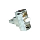 Decelect Forgos - DEDOUBLEUR COMPACT BLINDE MALE/FEMELLES CAT5E (Tél numérique) 3/RJ45