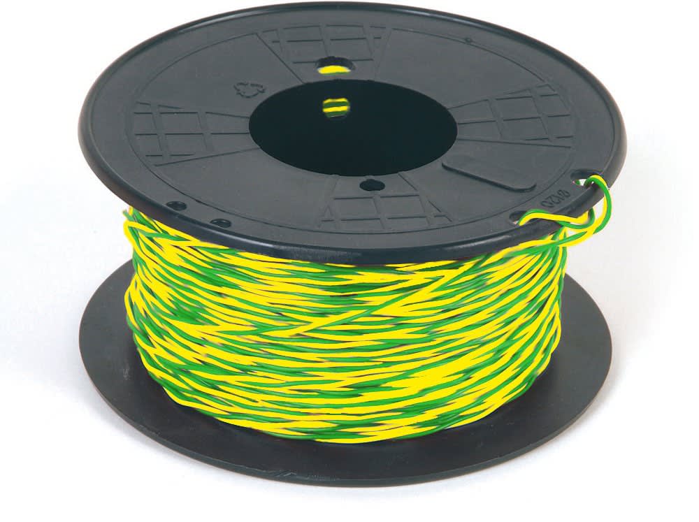 Decelect Forgos - JARRETIERE TELEPHONIQUE 5/10 JAUNE VERT 100M