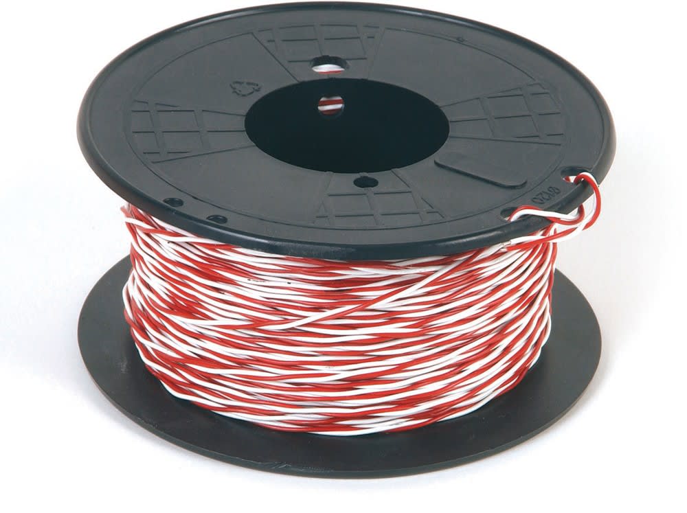 Decelect Forgos - JARRETIERE TELEPHONIQUE 5/10 ROUGE BLANC 100M