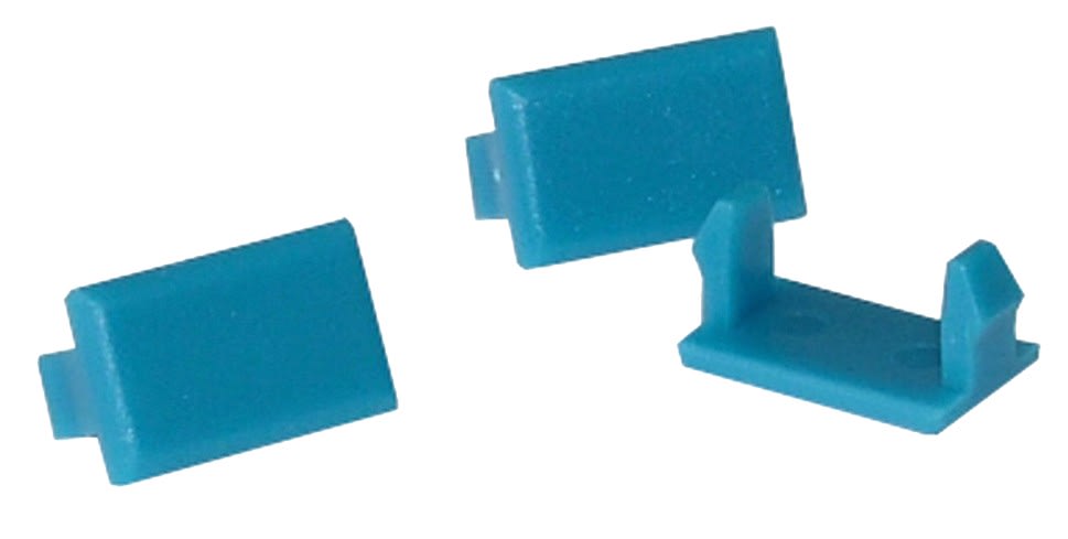 Decelect Forgos - LOGO D'IDENTIFICATION POUR PANNEAUX BLEU - prix du sachet