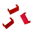 Decelect Forgos - LOGO D'IDENTIFICATION POUR PANNEAUX ROUGE - prix du sachet