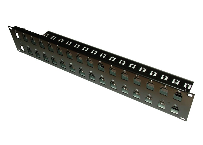 Decelect Forgos - Panneau nu pour prises DATA 2U 32 Ports