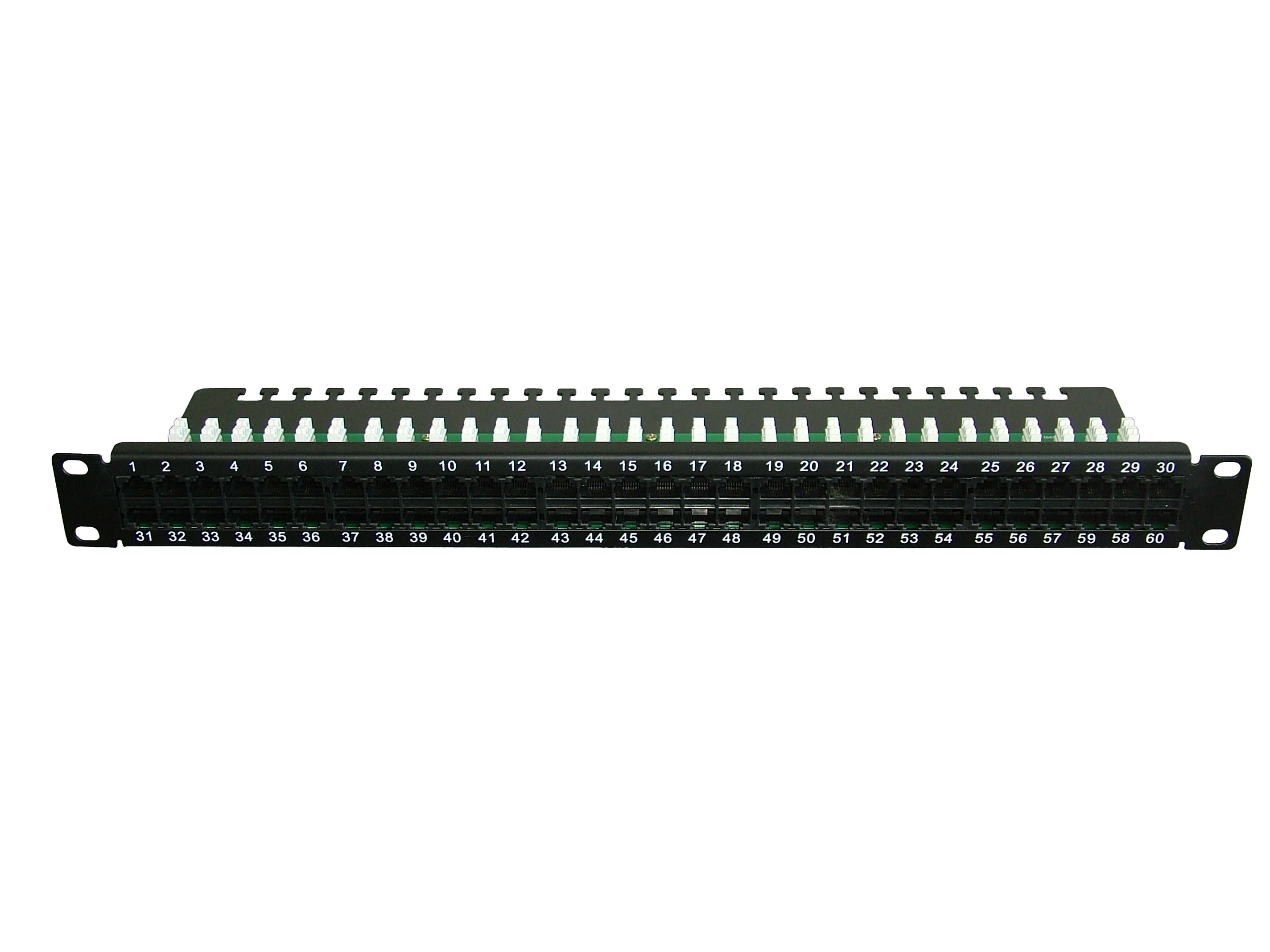 Decelect Forgos - PANNEAU EQUIPE 60 PORTS RJ45 1U CABLAGE 3-6/4-5