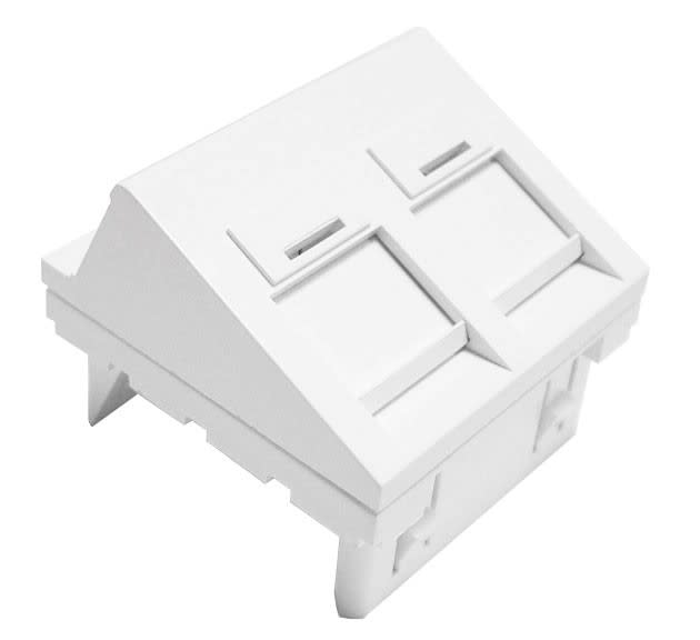 Decelect Forgos - PLASTRON 45X45 2 PRISES INCLINEES
