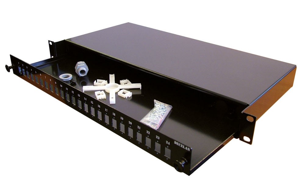 Decelect Forgos - TIROIR 19 POUCES 24 SC DUPLEX 1U