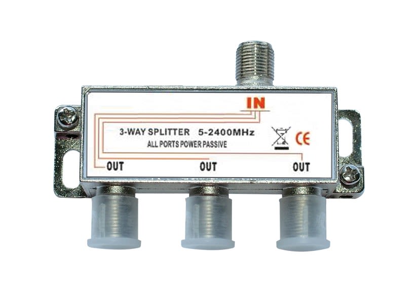 Decelect Forgos - Répartiteur TV 5-2400MHz 3 sorties