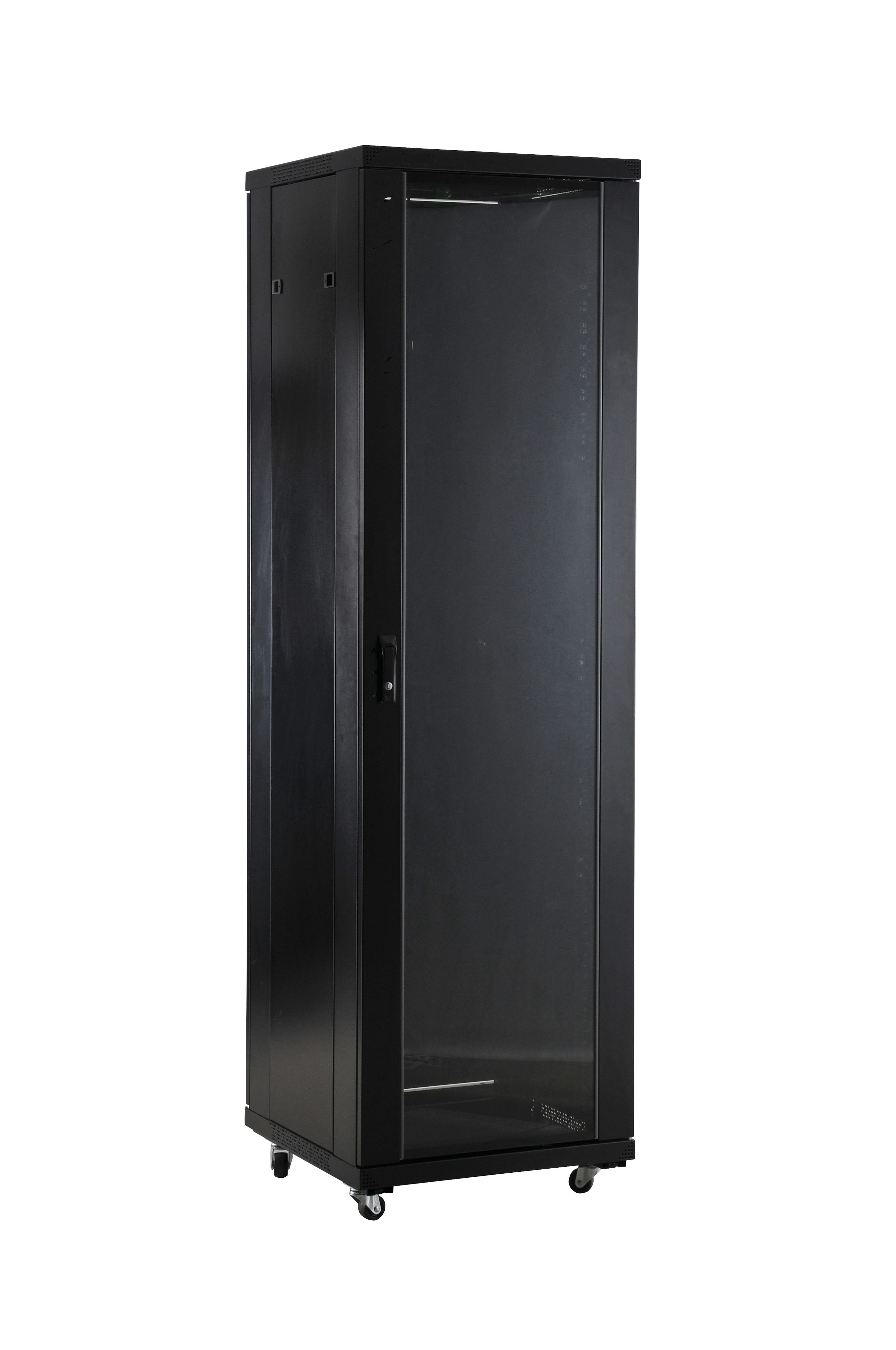 Decelect Forgos - Baie 19¨ 42U 600 X 600 ( charge 400kg) noire en kit