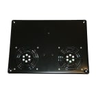 Decelect Forgos - Caisson de 2 ventilateurs de toit pour BAIE/BAIL prof. 600 & 800 Noir