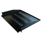 Decelect Forgos - Etagère fixe 19¨ 1U prof. 250 fixation avant Noire