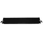 Decelect Forgos - Face avant pleine 2U 19" Noire avec 4 CBVP00NR4001