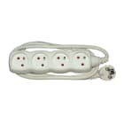 Decelect Forgos - BLOC 4 PRISES BLANC 16A 250V H05W-F-3G1.5MM2