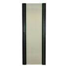 Decelect Forgos - PORTE VERRE NOIR POUR BAIE 42U largeur 800 BAIE 800KGS