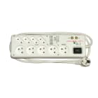 Decelect Forgos - BLOC 9 PRISES AVEC 1 MAITRE / 4 ESCALVES 2P+T ET 4 2P + E/S TV + PARAFOUDRE