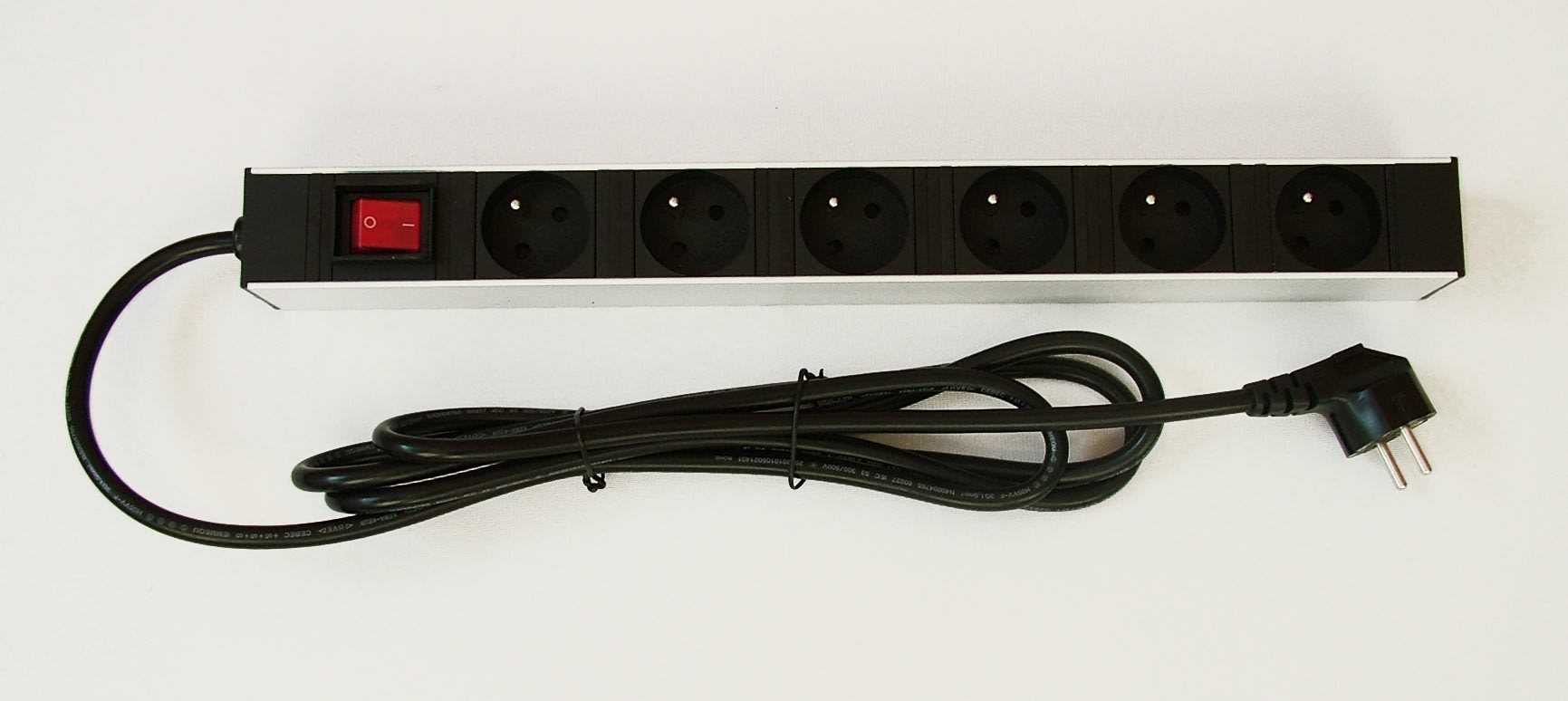 Decelect Forgos - Panneau de distribution 1U 6PC + inter lumineux