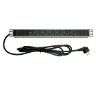 Decelect Forgos - Panneau de distribution 1U 6PC avec voyant lumineux