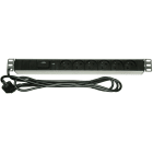 Decelect Forgos - Panneau de distribution 1U 6PC avec protection et voyant lumineux