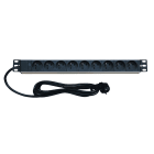 Decelect Forgos - Panneau de distribution 1U 9PC avec voyant lumineux