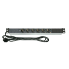 Decelect Forgos - Panneau de distribution 1U 6PC avec voyant lumineux