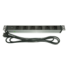 Decelect Forgos - Panneau de distribution 1u 6PC C13 voyant