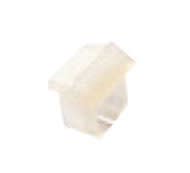 Decelect Forgos - Bagues de couleur transparent en sachet de 8