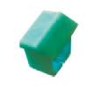 Decelect Forgos - Bagues de couleur verte en sachet de 8