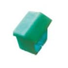 Decelect Forgos - Bagues de couleur verte en sachet de 8