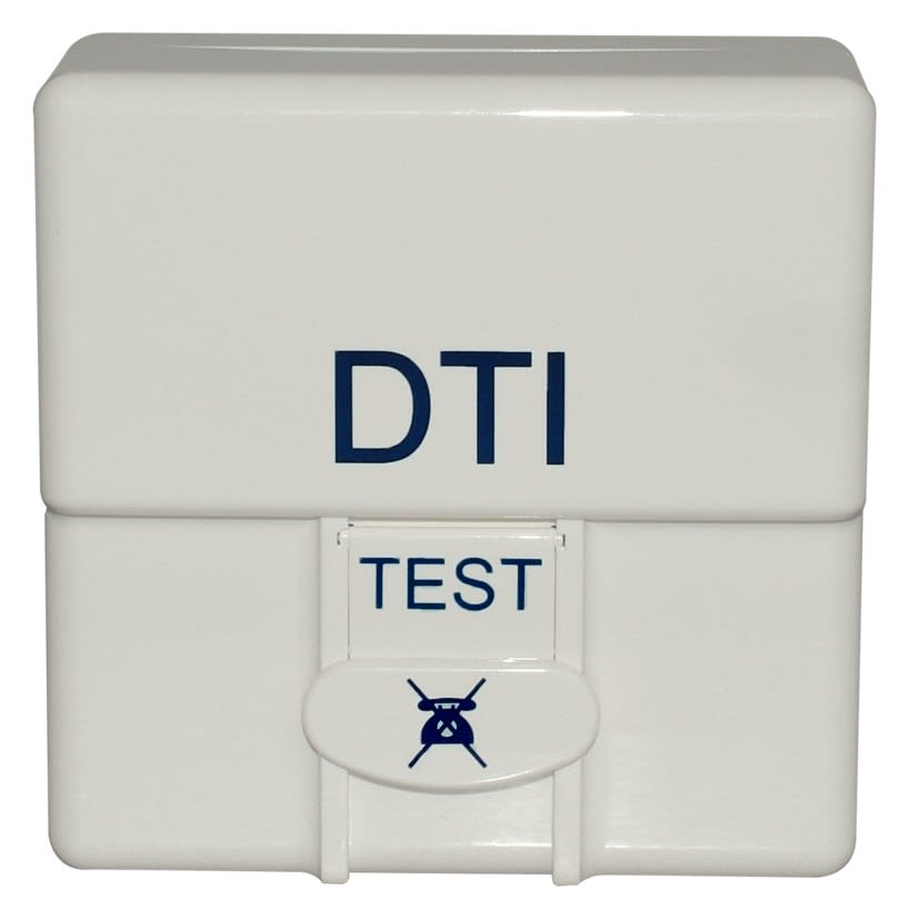 Decelect Forgos - DTI Prise RJ45 avec module RC et protection. blanc. 3 lignes téléphone