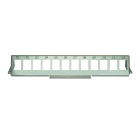 Decelect Forgos - Rail support 12 embases RJ45 format Keystone et Splitter TV