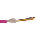 Decelect Forgos - CABLE DE DISTRIBUTION MUTIFIBRES STRUCTURE SERREE 900µ 0 HALOGENE 4 FIBRES OM4