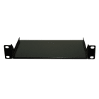 Decelect Forgos - Etagère fixe 10'' 1U prof. 150 fixation avant Noire