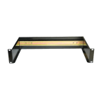 Decelect Forgos - Support rail DIN 2U 19'' noir