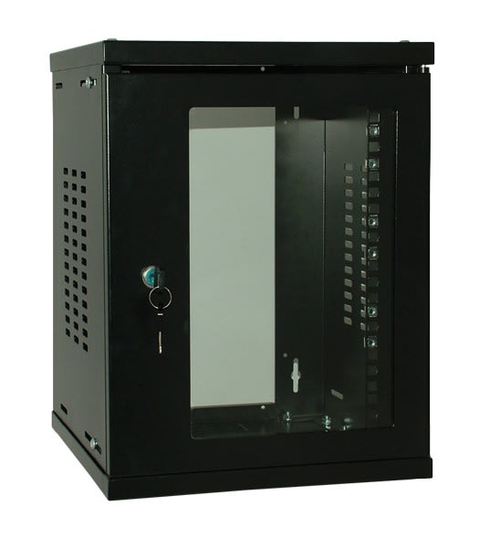 Decelect Forgos - Coffret 10'' fixe 8U profondeur 300 noir monté