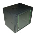 Decelect Forgos - Coffret Vertical 19'' fixe 4U profondeur 500 noir monté